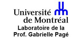 Logo du laboratoire de la Prof. Gabrielle Pagé